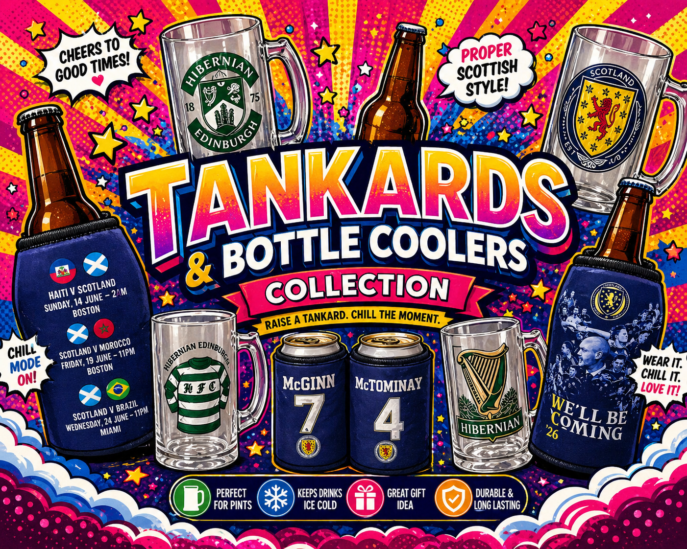 Tankards & bottle coolers