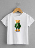 Hibernian Teddy Bear T-Shirt | Kids & Adults Football Fan Tee | Cute Hibs Supporter Top |