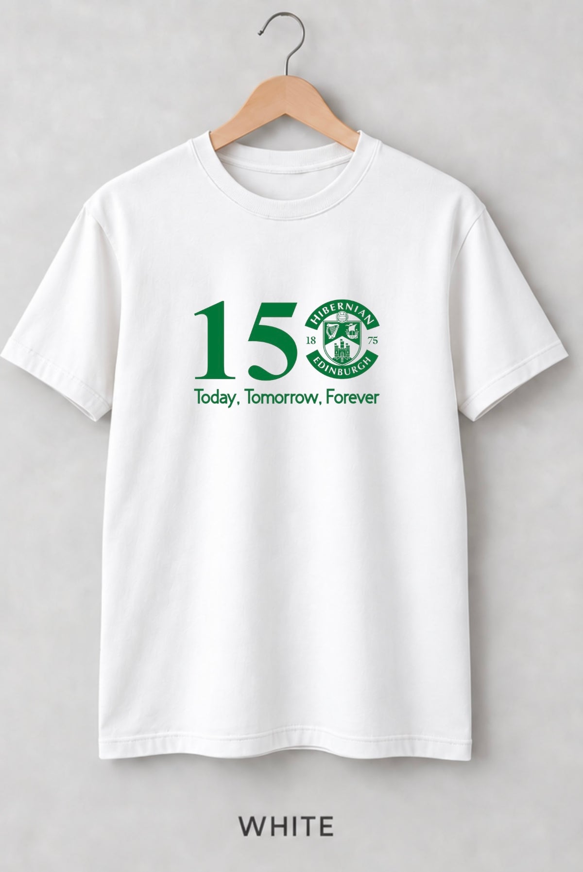 150 YEARS – Today, Tomorrow, Forever | Hibernian Edinburgh T-Shirt KIDS & ADULTS