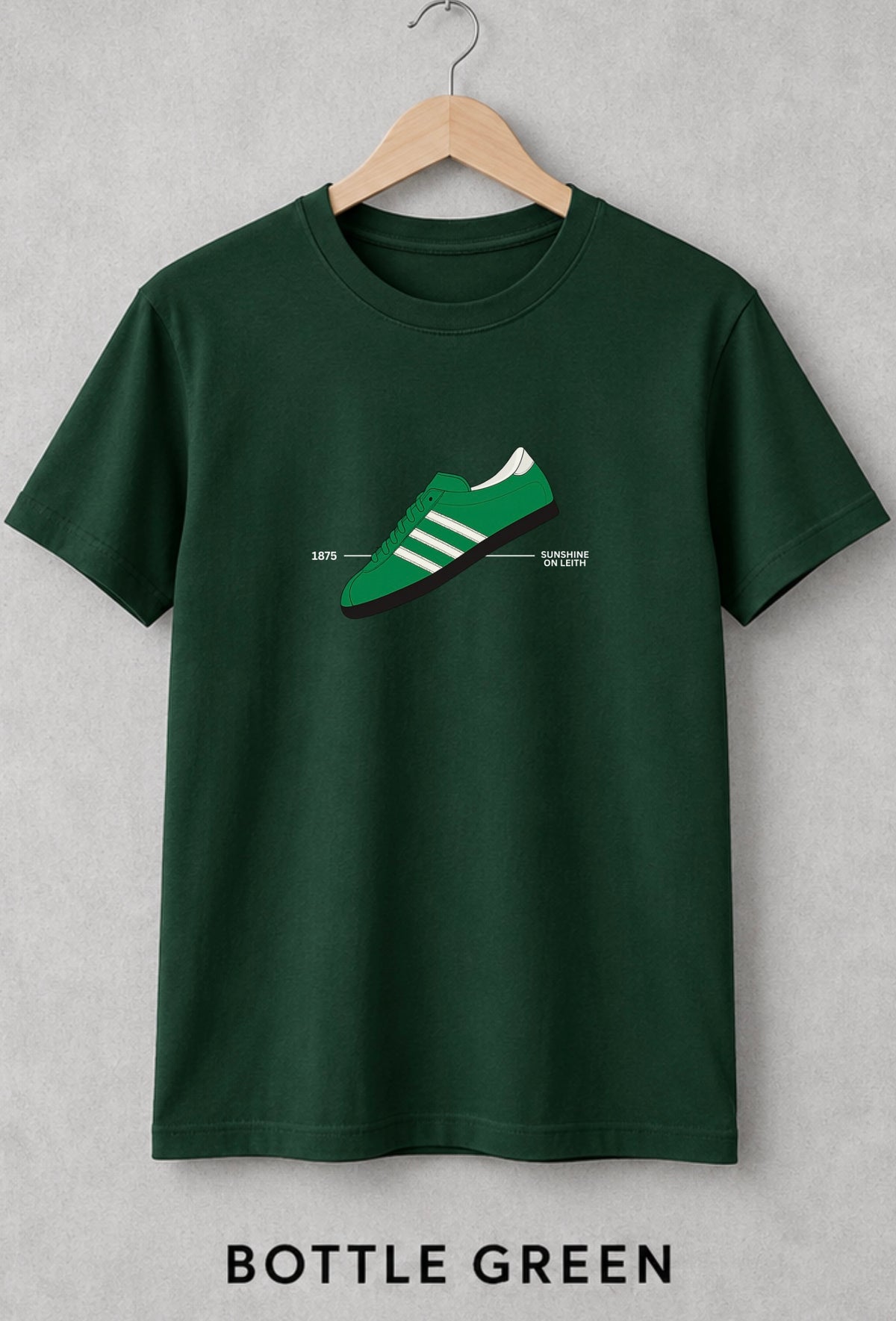 Sunshine on Leith 1875 Trainer Tee – Leith Football Inspired T-Shirt kids and adults