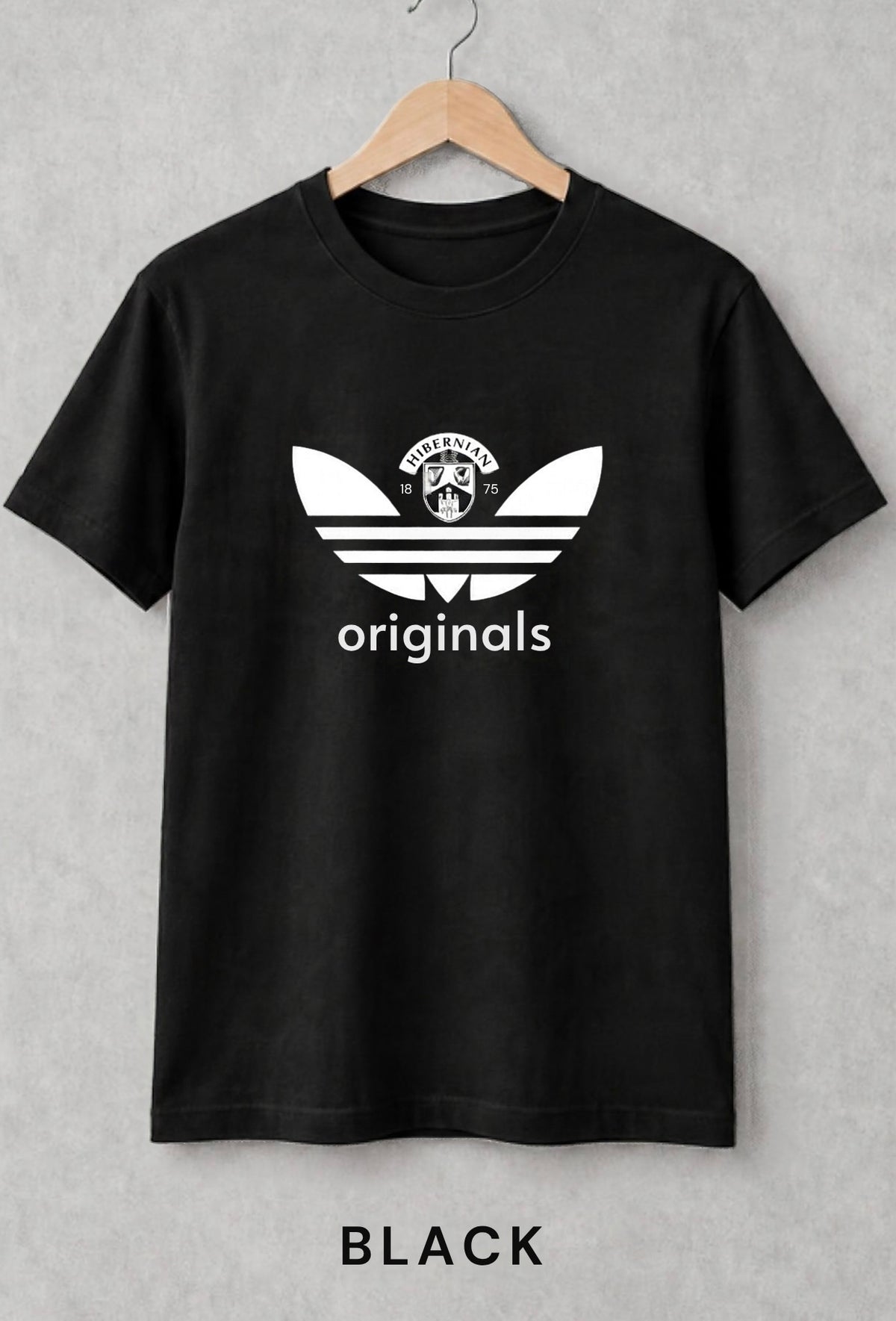 Hibernian Inspired Originals T-Shirts – Hibs Style Graphic Tee – Green, Black & White Football Fan Top kids & adults