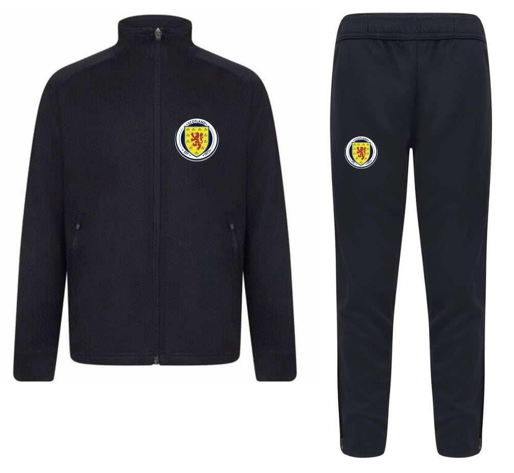 Adults Scotland Crest Tracksuit Set – Full Zip Jacket & Joggers