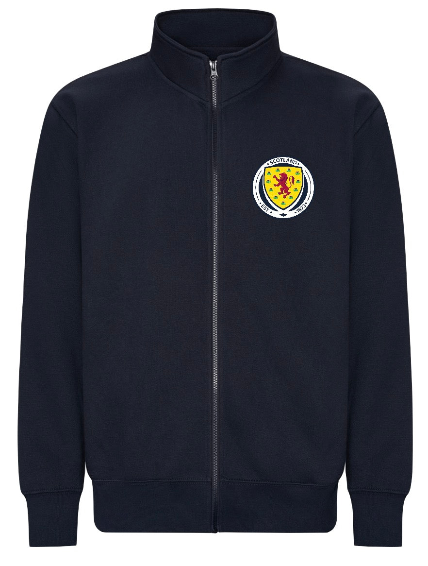 Scotland Navy Zip-Up Jacket | Cotton zip up | Scotland Supporters Wear | World Cup coat