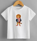 England Lion T-Shirt for Adults & Kids – Cute Three Lions Mascot Tee – England Football Fan Shirt – Matching Family Supporter Top