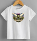 Flower of Scotland 2026 T-Shirt | Scotland World Cup Tee | Tartan Army Supporters Top | Scottish Thistle Football Shirt (Kids & Adults)
