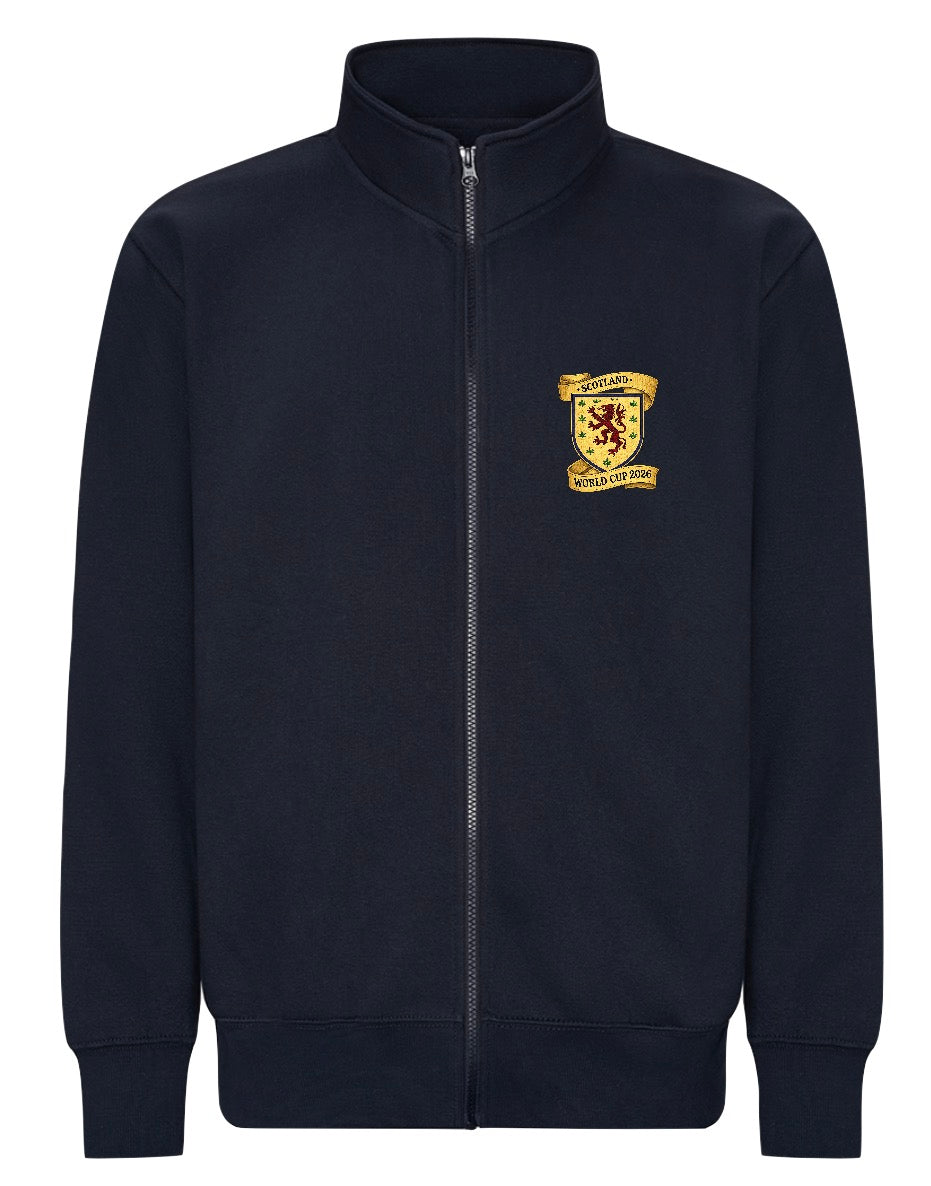 Scotland Navy Zip-Up Jacket | Cotton zip up | Scotland Supporters Wear | World Cup coat