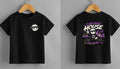 Club Dance House DJ T-Shirt – Feel The Beat Rave Tee | Smiley DJ Graphic Shirt | Front or Back Print Option
