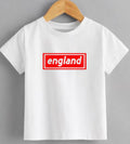 England Box Logo T-Shirt – Oasis Inspired Football Tee | England Fan Shirt | Kids & Adults Sizes | World Cup 2026 England Top