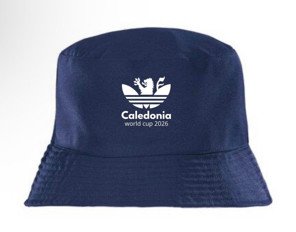 Scotland bucket hats – Printed Logo |Navy & White & Green | Unisex Streetwear Hat we’ll be coming