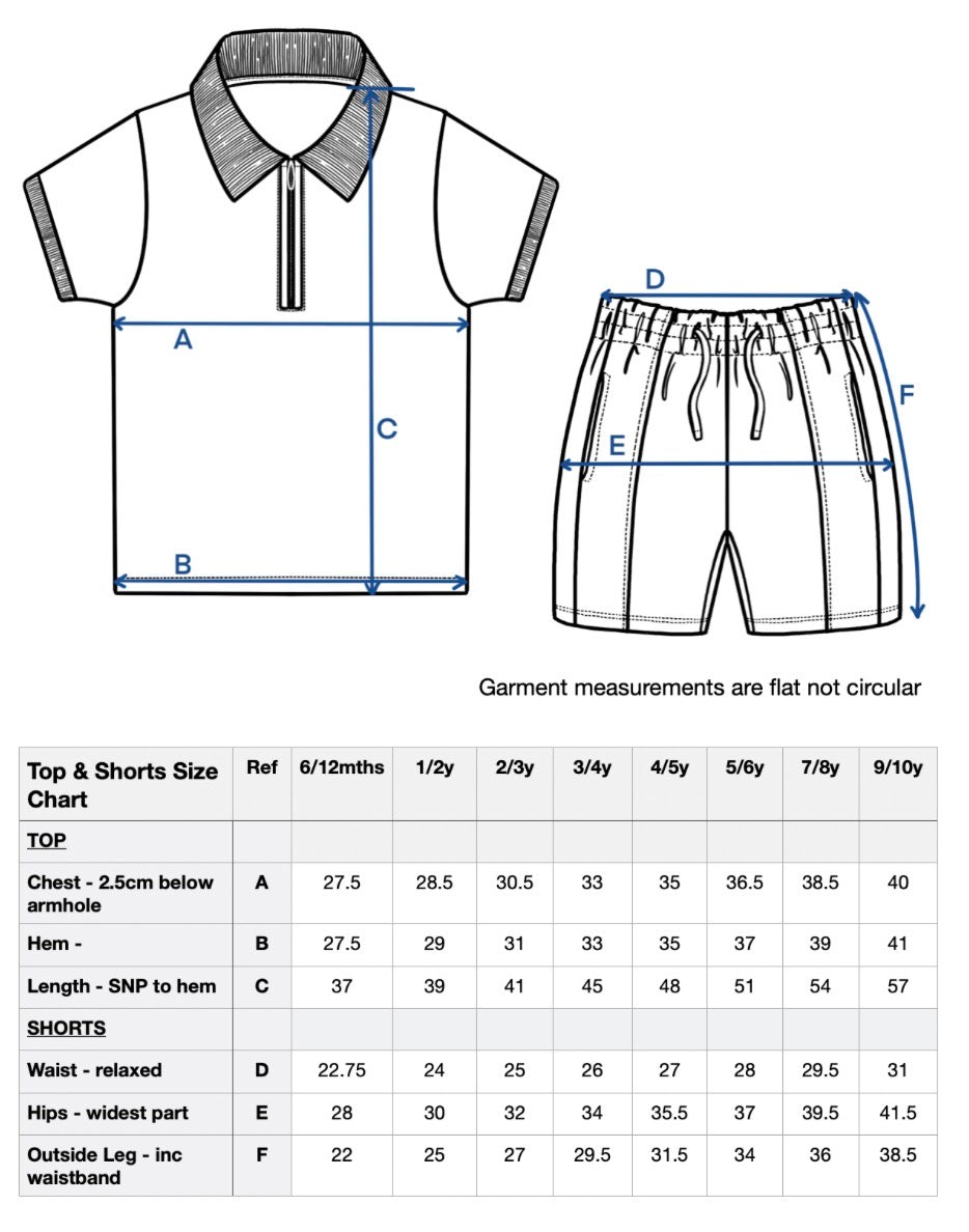 Kids Personalised Zip Up Short Set | Custom Initials Summer Lounge Set | Boys & Girls Co-Ord Outfit (Copy 2)