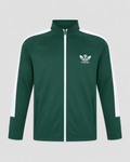 Hibs Crest Green  Zip-Up Jacket | Premium Lightweight Track Top | Hibernian  Supporters Wear | Love from Leith kids & adults