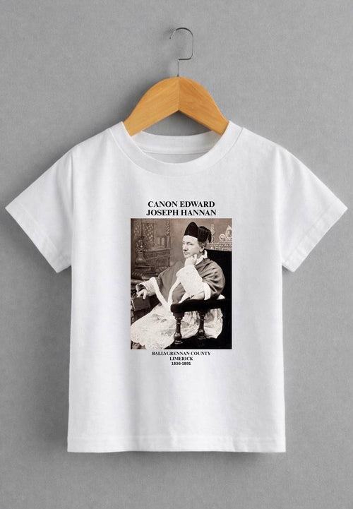 Canon Edward Joseph Hannan Heritage T-Shirt | Ballygrennan, County Limerick | Irish Catholic History Tee