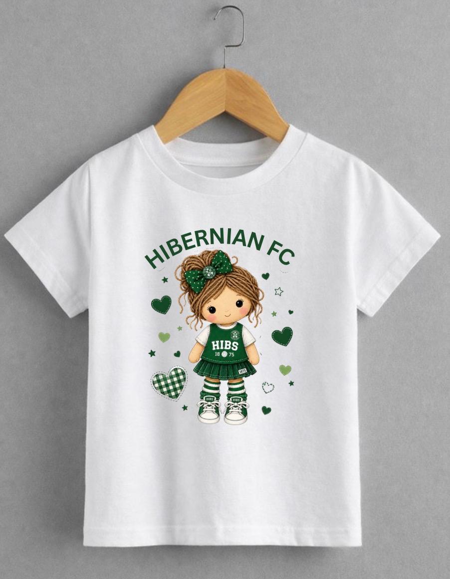 Hibernian FC Inspired T-Shirt | Hibs Boys & Girls Football Tee kids and adults