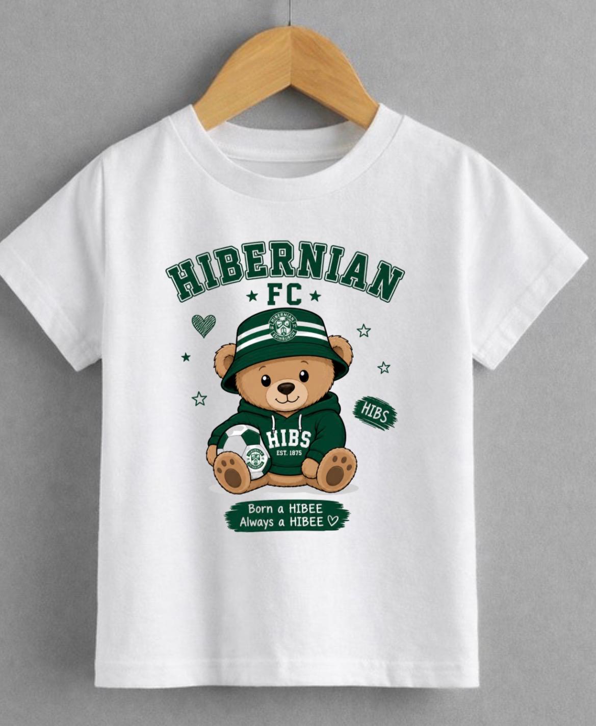Hibernian FC Inspired T-Shirt | Hibs Boys & Girls Football Tee kids and adults