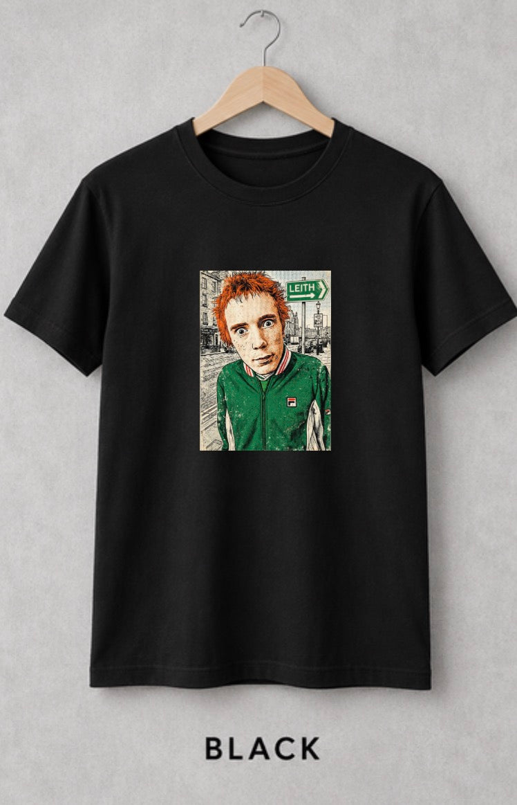 Leith Punk Rock Inspired T-Shirt – Retro Edinburgh Street Art Tee