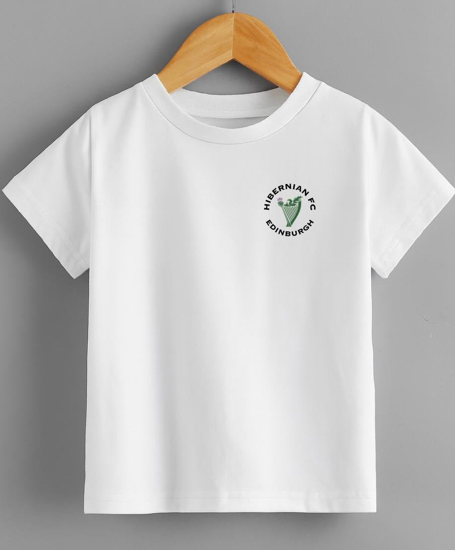 Hibernian FC Edinburgh Crest T-Shirt – Classic Fan Tee ADULTS & KIDS