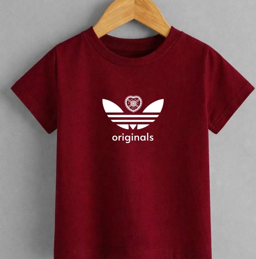Heart of Midlothian “Originals Style” Fan T-Shirt – Edinburgh Football Tee kids & adults