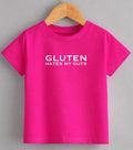 “Gluten Hates My Guts” T-Shirt – Funny Coeliac Awareness Tee | Gluten-Free Lifestyle Top | Adults & Kids