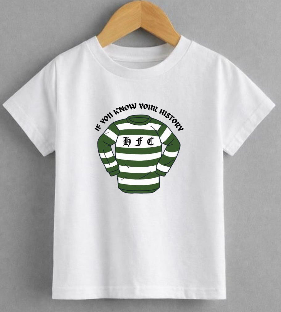 If You Know Your History – Hibernian FC Heritage T-Shirt ADULTS & KIDS
