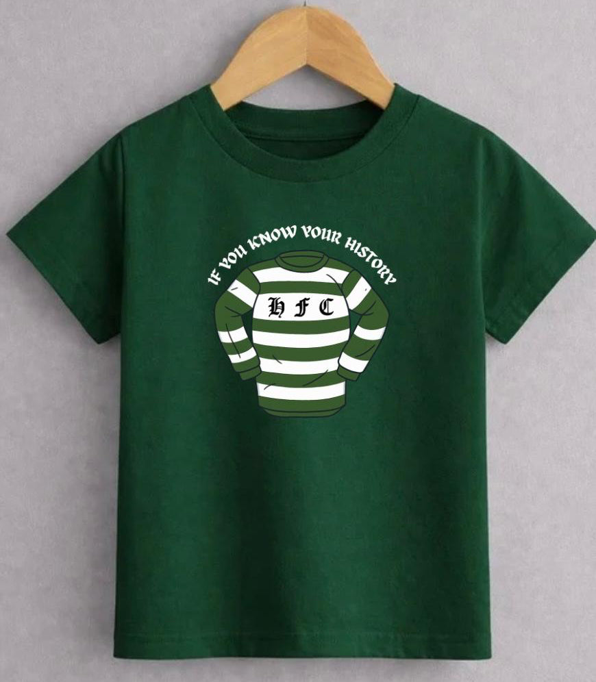 If You Know Your History – Hibernian FC Heritage T-Shirt ADULTS & KIDS