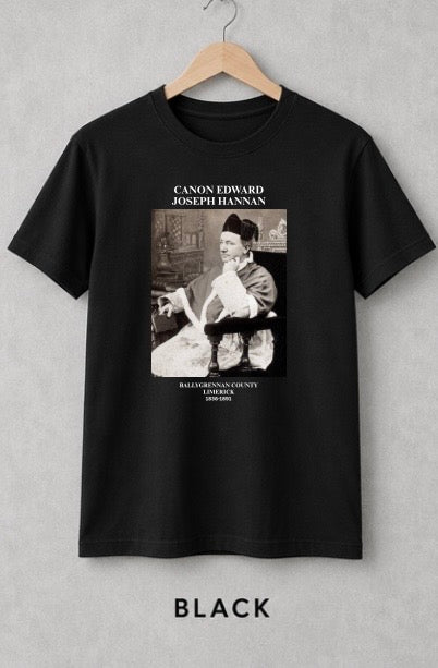 Canon Edward Joseph Hannan Heritage T-Shirt | Ballygrennan, County Limerick | Irish Catholic History Tee