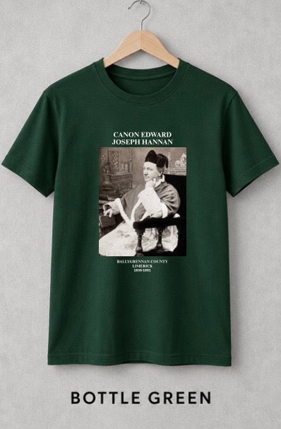 Canon Edward Joseph Hannan Heritage T-Shirt | Ballygrennan, County Limerick | Irish Catholic History Tee